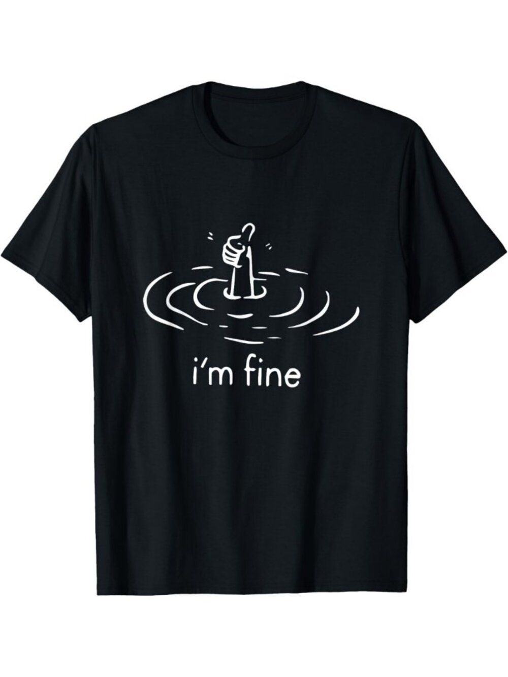 Funny Sarcastic "I'm Fine" Tee - Unisex Humor T-Shirt for Women & Men